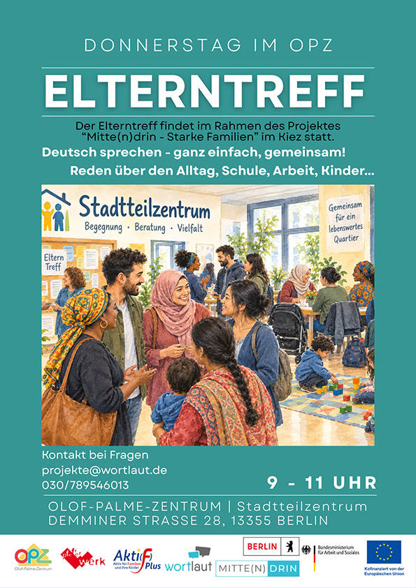 Elterntreff Donnerstag OPZ Elterntreff