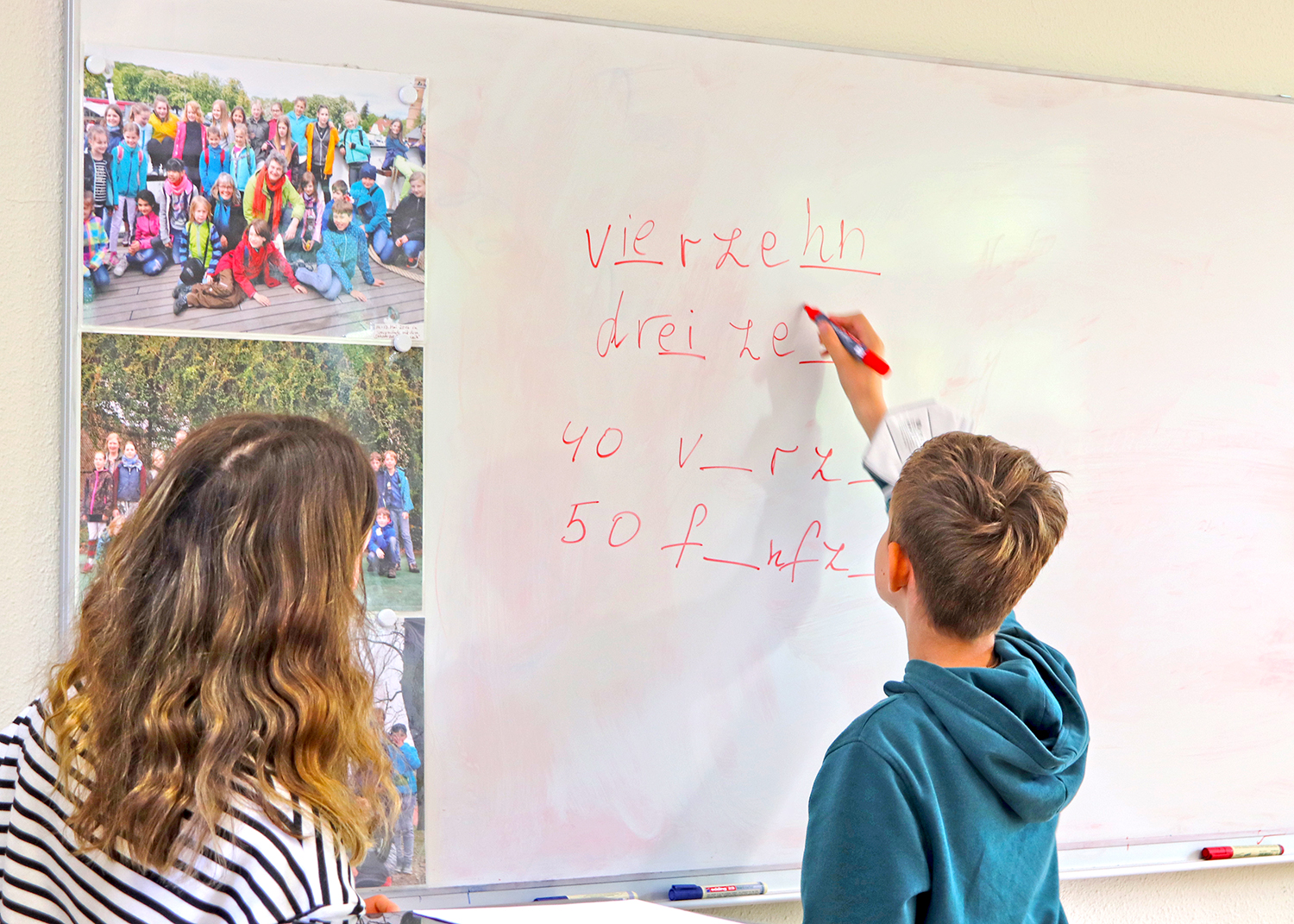 Schultafel edit Unterricht am Campus im Brunnenviertel
