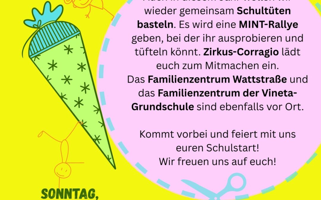 Schultütenbasteln