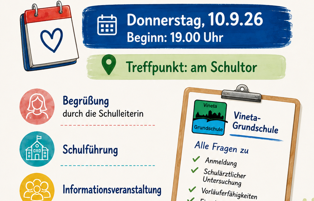 Informationsabend für Einschulung in einem Jahr